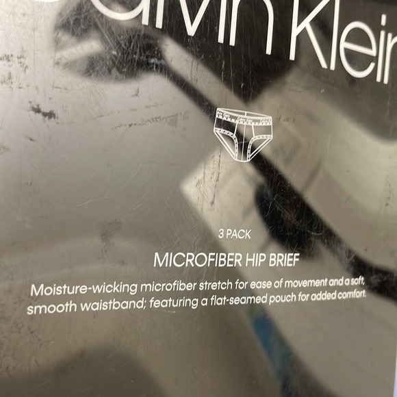 Calvin Klein Men’s Microfiber Hip Brief 3 Pack XL (40-42) NP2162O-033 A34M341420 - Picture 6 of 16